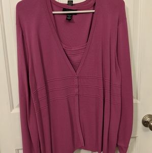 Mauve twinset